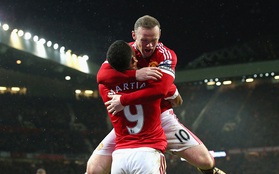 Man Utd trở lại mạch thắng nhờ cú đánh gót "thần thánh" của Rooney