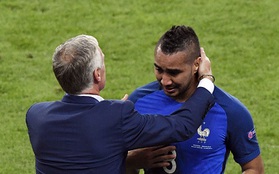 Dimitri Payet rơi lệ sau khi ghi bàn thắng "vàng" giúp Pháp thắng nghẹt thở Romania