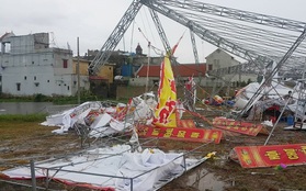 Nam Định: 2 người chết, thiệt hại hàng nghìn tỷ đồng sau bão số 1
