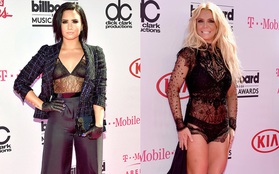 Demi Lovato, Britney Spears đồng loạt diện đồ gợi cảm trên thảm đỏ Billboard Music Awards 2016