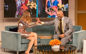 MC Steve Harvey được Hoa hậu Colombia tha thứ sau khi khóc và cầu xin