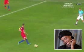 Sao tuyển Anh học Ronaldinho chuyền bóng kiểu "mắt lác", kết quả suýt báo hại đội nhà