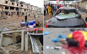 Những hình ảnh kinh hoàng chứng tỏ sức công phá khủng khiếp của vụ nổ tại khu đô thị Văn Phú