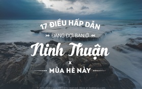 17 trải nghiệm tuyệt vời đang đợi bạn ở Ninh Thuận mùa hè này