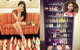 Tủ giày của sao & hot girl Việt: người thì như đại lý, kẻ to như... siêu thị!
