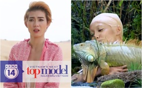 Next Top Model: Fung La hôn rồng, Kim Nhã bất đồng ý kiến với host Thanh Hằng