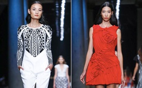 Thật bất ngờ: Lần đầu tiên có đến 2 mẫu Việt cùng sải bước trong một show của Tuần lễ thời trang quốc tế!