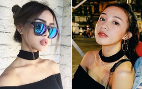 Đừng tưởng cơn sốt vòng choker đã hạ nhiệt bởi con gái Việt lại đang mê tít kiểu choker bản to này