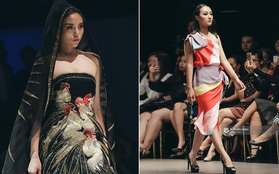 Kỳ Duyên trình diễn không thể "gắt" hơn, em gái Trang Khiếu lần đầu biết thế nào là catwalk