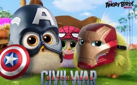 Cười lăn cười bò xem "Angry Birds" nhái "Captain America: Civil War"