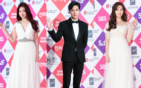 Thảm đỏ SBS Drama Awards: Lee Min Ho và Park Shin Hye tái hợp, loạt sao đình đám bất ngờ trở lại