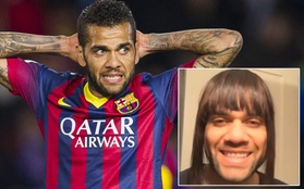 Dani Alves gặp hạn vì giả gái quay video an ủi fan Barcelona