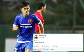 Tiến Dũng, Hoàng Lâm... gửi lời tiễn biệt tuyển thủ U23 Việt Nam xấu số