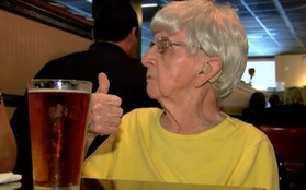 Cụ bà 103 tuổi sống khỏe re nhờ uống bia mỗi ngày