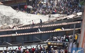 Ít nhất 10 người chết trong vụ sập đường trên cao ở Ấn Độ