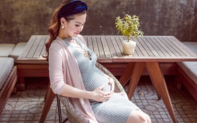 Không lùm xùm scandal, Á hậu Diễm Trang đang tận hưởng hạnh phúc khi mang thai ở tháng thứ 8