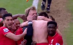Liverpool thắng kịch tính, Jurgen Klopp gãy kính vì ăn mừng phấn khích