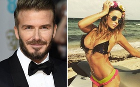 Beckham được người mẫu Playboy mời dự sinh nhật, Victoria đứng ngồi không yên