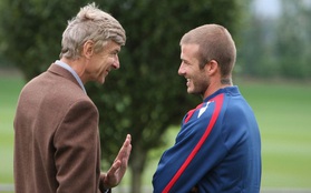 HLV Wenger cậy nhờ Beckham để khích lệ cầu thủ Arsenal