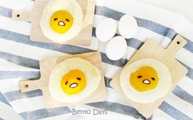 Trứng lười Gudetama hóa bánh mì phô mai thơm nức cả nhà