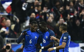 Pogba ghi bàn giúp Pháp ngược dòng trước Thụy Điển