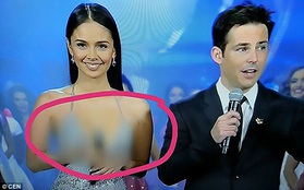 "Can tội" mặc hở bạo, MC của Miss World 2016 bị truyền hình Thái Lan xóa mờ hình ảnh