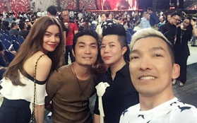 Hồ Ngọc Hà vui vẻ sang Singapore xem show Madonna cùng bạn bè