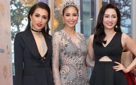 Dàn Hoa hậu, Á hậu xúng xính váy áo, đọ sắc tại họp báo Hoa hậu Hoàn vũ Việt Nam