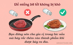 Trở thành đầu bếp “siêu hạng” nhờ 12 mẹo vặt đơn giản