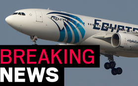 Nóng: Đã tìm thấy máy bay Ai Cập mất tích