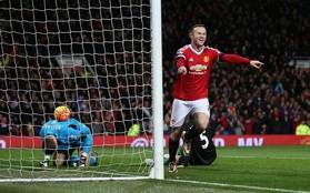 Rooney, Martial tỏa sáng, Man Utd thắng đậm Stoke City