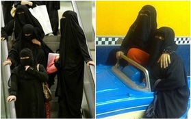 Đây là những bức ảnh tập thể và ảnh ngoại cảnh của phụ nữ Trung Đông