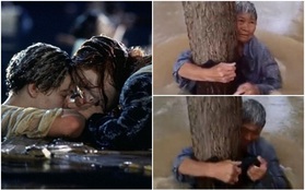 Titanic phiên bản đời thực: Cụ ông buộc vợ vào thân cây, mặc cho bản thân bị nước lũ cuốn trôi