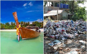Ngỡ là bỏ tiền đến chốn "thiên đường" của Thái Lan, cặp du khách Anh ngã ngửa vì lạc vào xứ sở rác thải