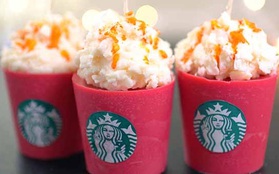 Làm nến trông y hệt cốc frappuccino nhìn là muốn… uống