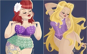 Lộ ảnh béo khỏe, béo đẹp hồi chưa giảm cân của các công chúa Disney