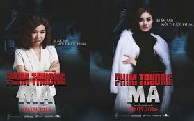 Lê Khánh, Ninh Dương Lan Ngọc nhếch mép trên poster “Phim Trường Ma”