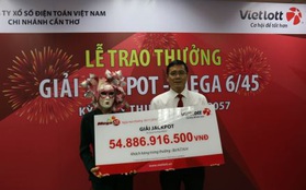 2 vé trúng thưởng giải Jackpot 160 tỷ được phát hành tại Sài Gòn và Quảng Ninh