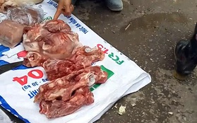 "Đột nhập" khu chợ chuyên bán thịt ôi, thịt "ế" giá chỉ 30.000đ/kg ngay giữa Hà Nội