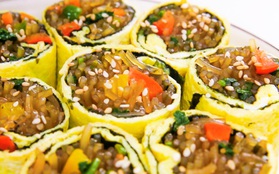 Thử ngay kimbap phiên bản miến và trứng mới lạ