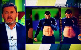 Truyền thông Barcelona dùng photoshop biến bụng Ronaldo thành 1 múi