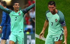 Ronaldo bùng nổ sau khi thay áo giữa giờ nghỉ