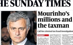 Giấu tài khoản bí mật, Mourinho sắp bị điều tra trốn thuế