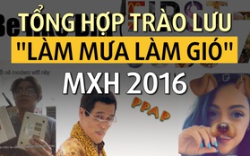 8 trào lưu khiến mạng xã hội được phen dậy sóng trong năm 2016