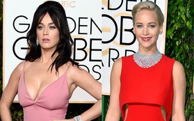 Katy Perry, Jennifer Lawrence và dàn sao lộng lẫy trên thảm đỏ Quả Cầu Vàng 2016