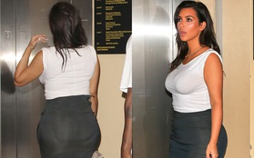 Thì ra vòng 3 của Kim Kardashian trông khổng lồ là còn nhờ... miếng độn