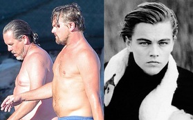 Leonardo DiCaprio lãng tử ngày nào giờ đây béo phệ và hẹn hò bạn gái đáng tuổi con