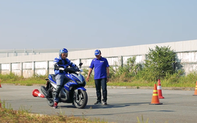 Chạy thử xe tay ga thể thao mới nhất Yamaha NVX 155 ngay tại nhà máy