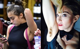 Con gái Madonna khoe vùng dưới cánh tay "rậm rạp" giống mẹ