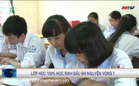 Một lớp học ở Nghệ An có 100% học sinh đậu Đại học!
